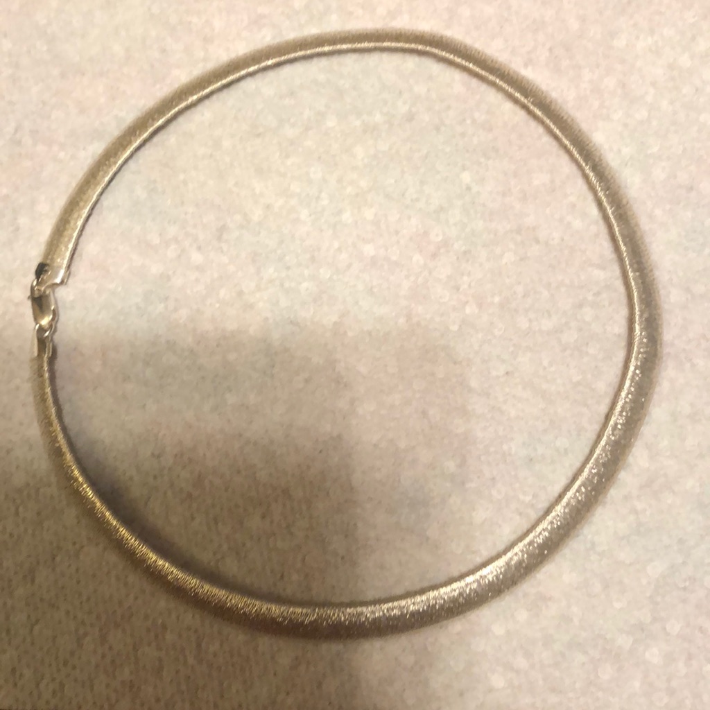 Italian Sterling Silver Omega